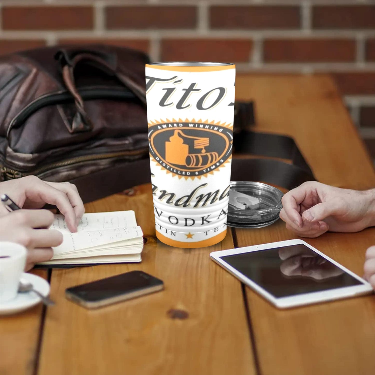 Tito’s 20oz Insulated Stainless Steel Mobile Tumbler