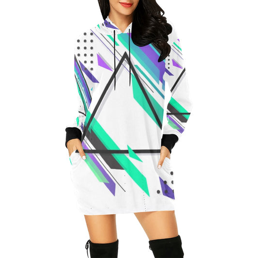 Retro Skate Hoodie Mini Dress