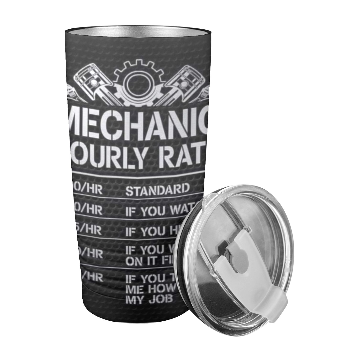 Mechanic 20oz Insulated Stainless Steel Mobile Tumbler