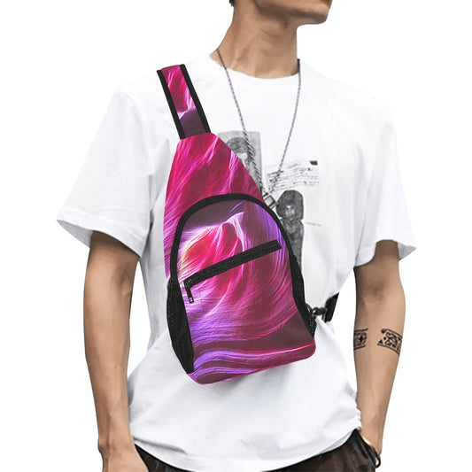 Purple Winds Chest Bag