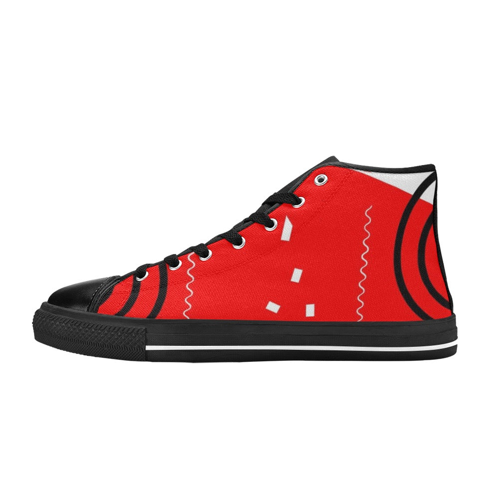 Red Does It Good High Top Shoes- Kids