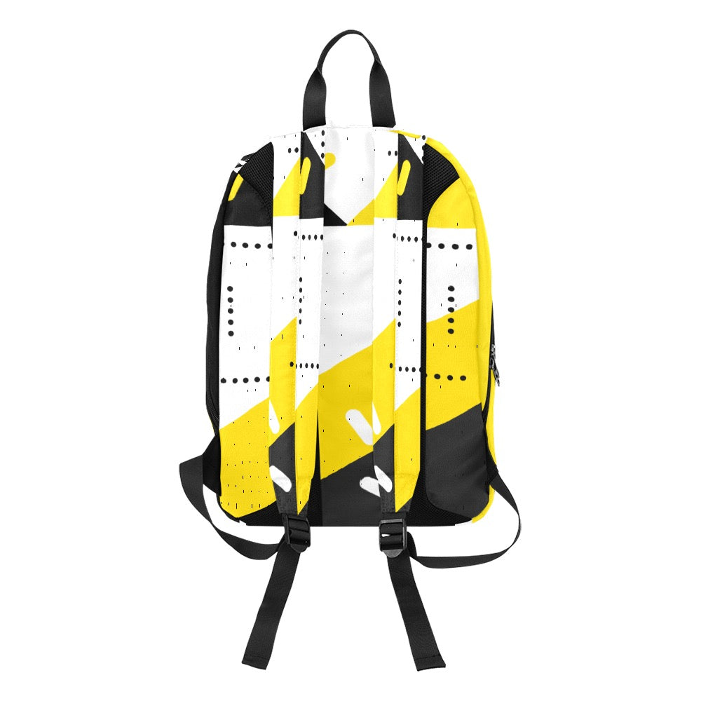 Black & Yellow Large Capacity Travel Backpack