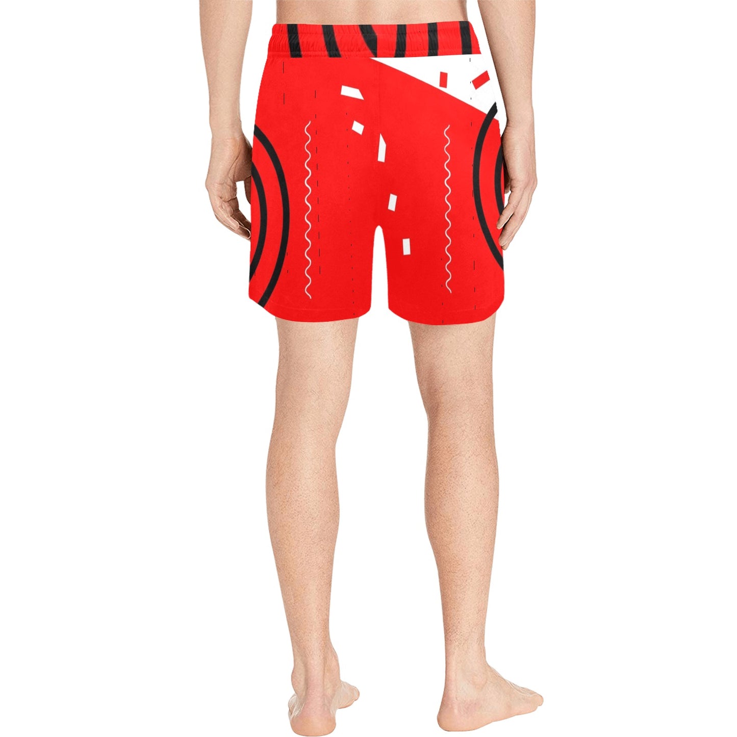 Red Does It Good Men's Swim Shorts