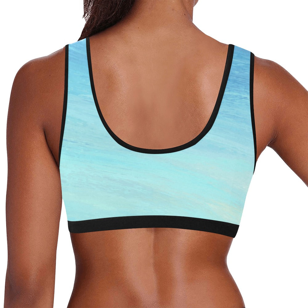 Blue Skies Women's Sports Bra