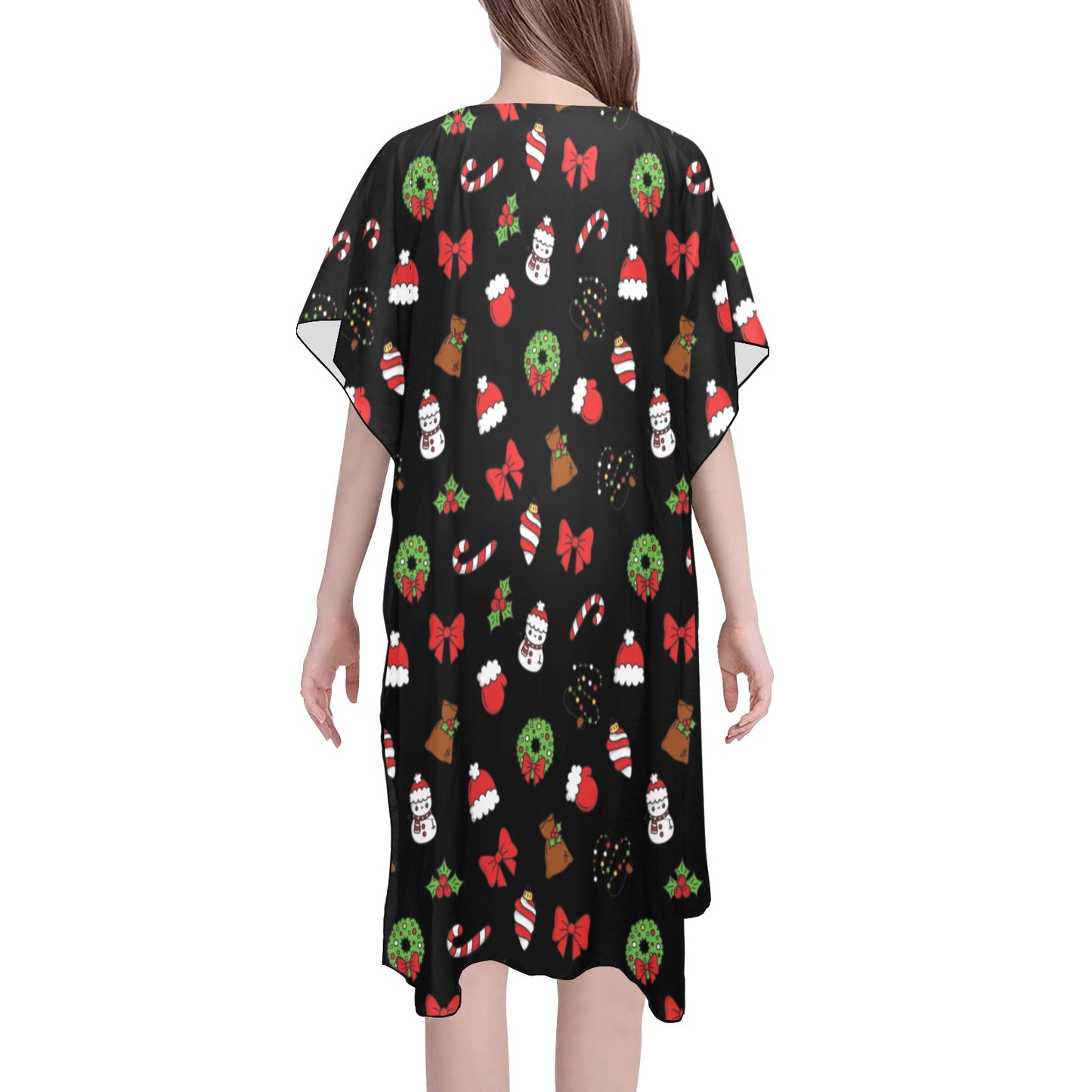 Christmas Time Chiffon Cover Up