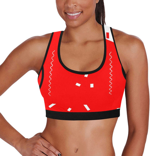 Red Does It Good Women's Sports Bra