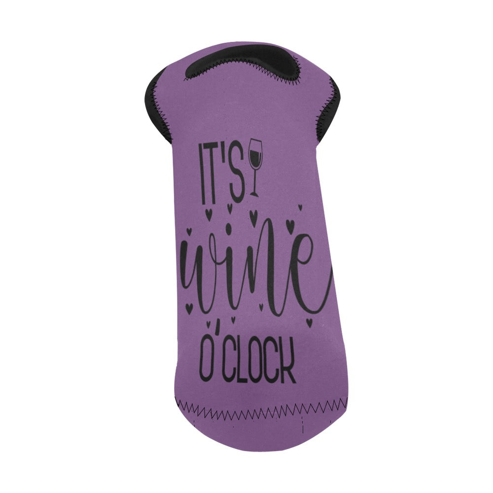 Wine O’Clock Neoprene Wine Bag