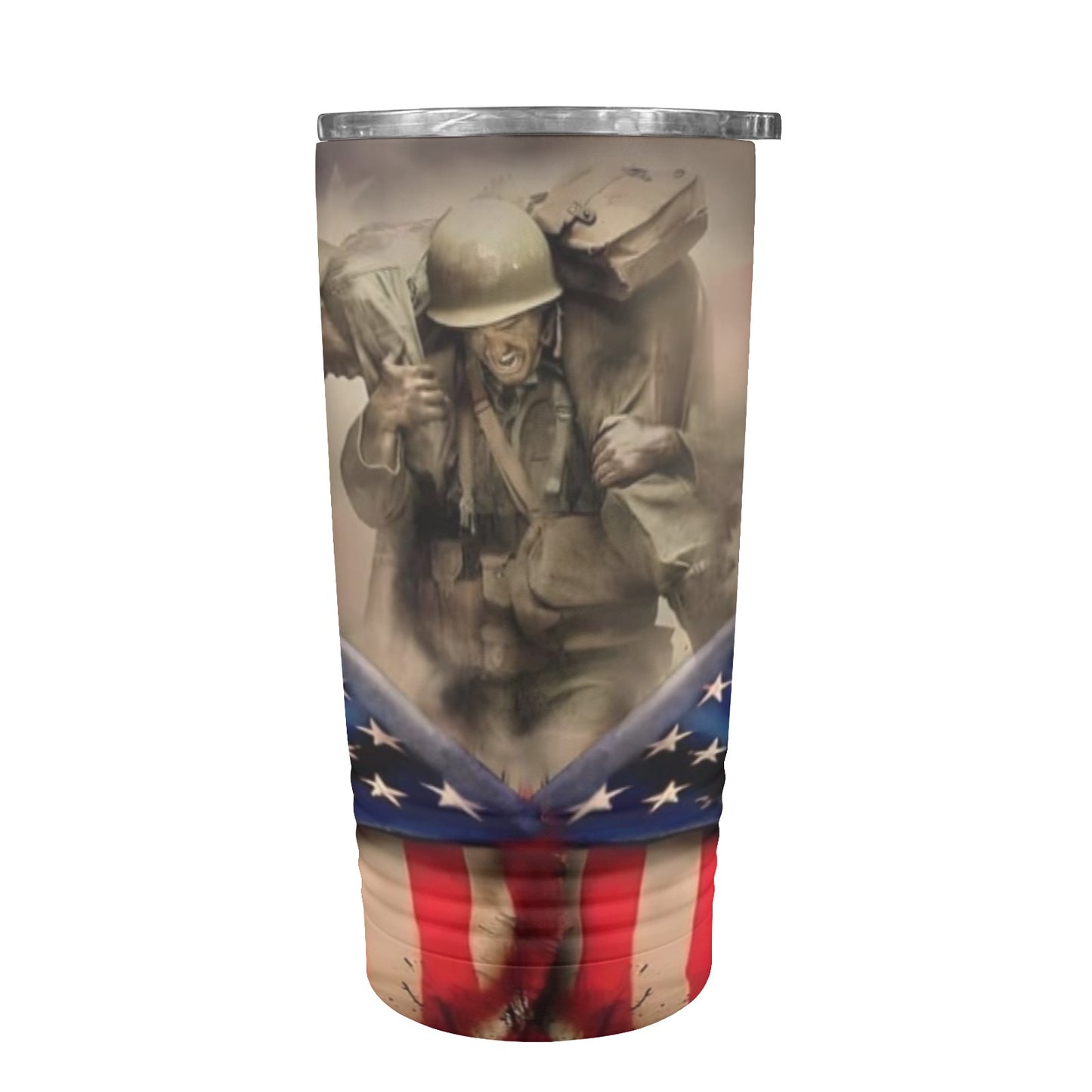 Veterans 20oz Insulated Stainless Steel Mobile Tumbler