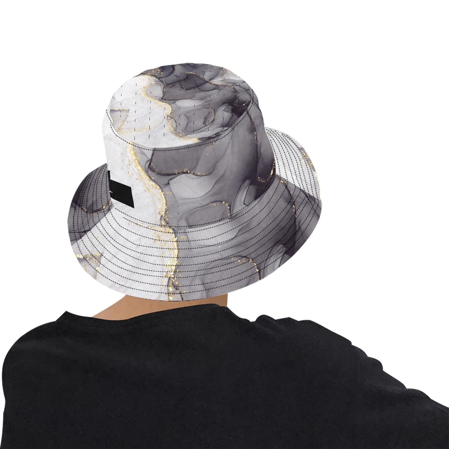 Grey Marble Unisex Bucket Hat