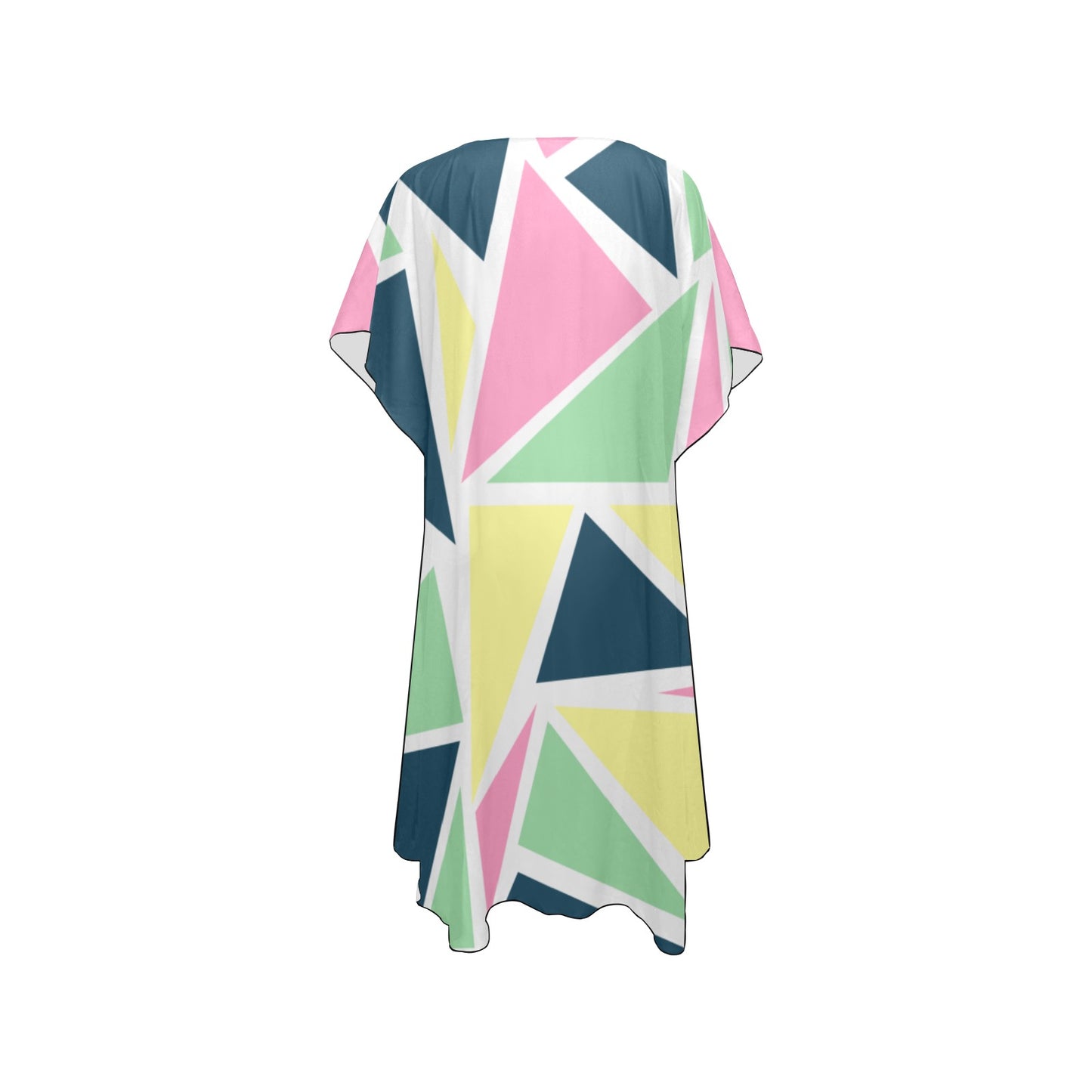 Colored Angles Chiffon Cover Up