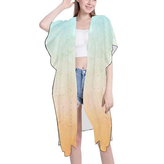 Sand-ish  Chiffon Cover Up