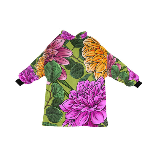 Garden Blanket Hoodie for Adults