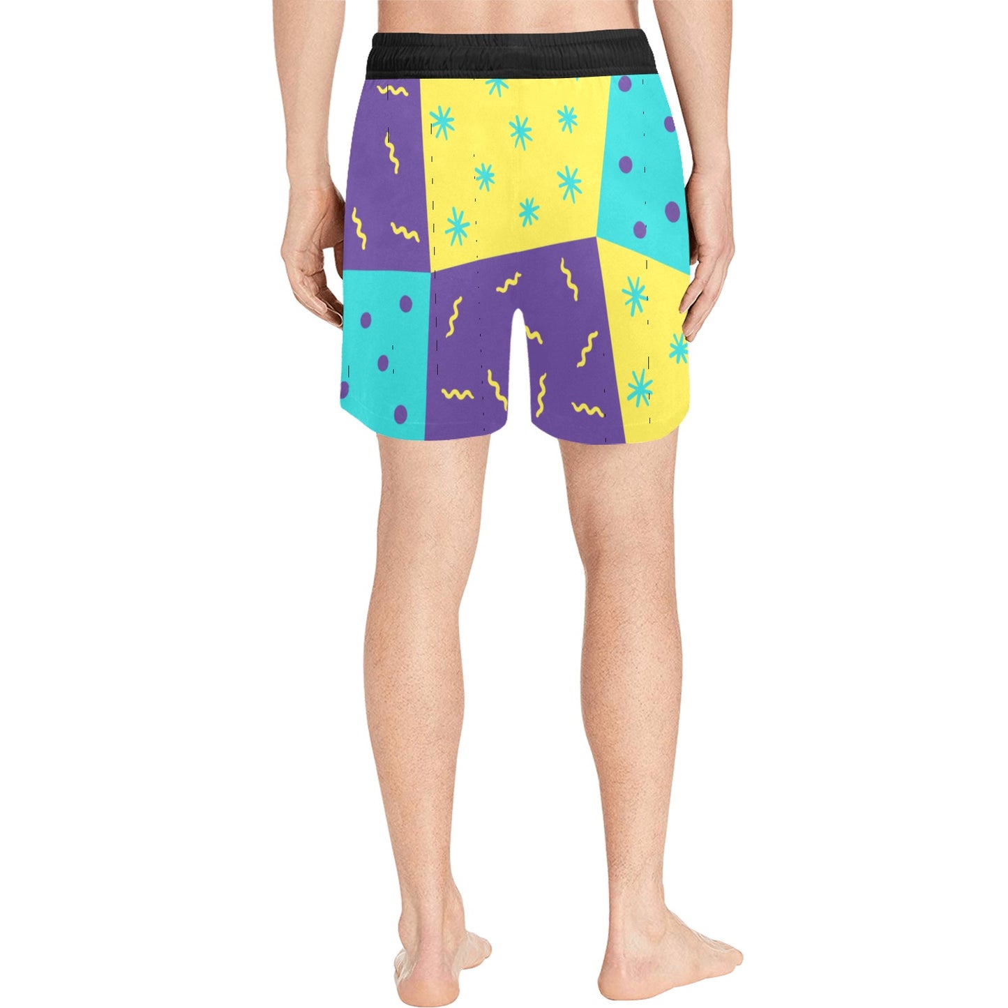 Purple Party Men's Swim Shorts