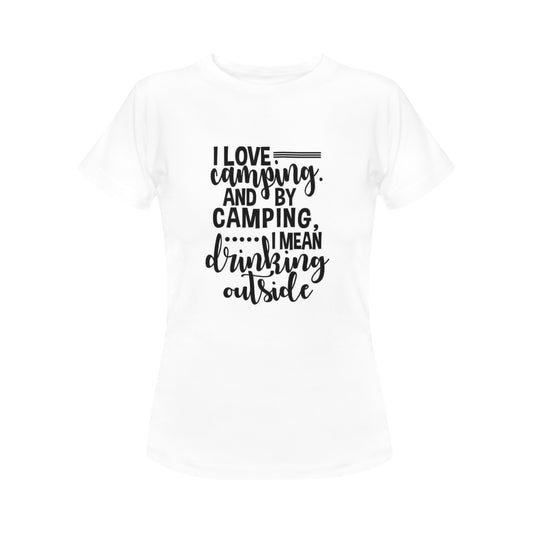 I Love Camping Women's T-Shirt