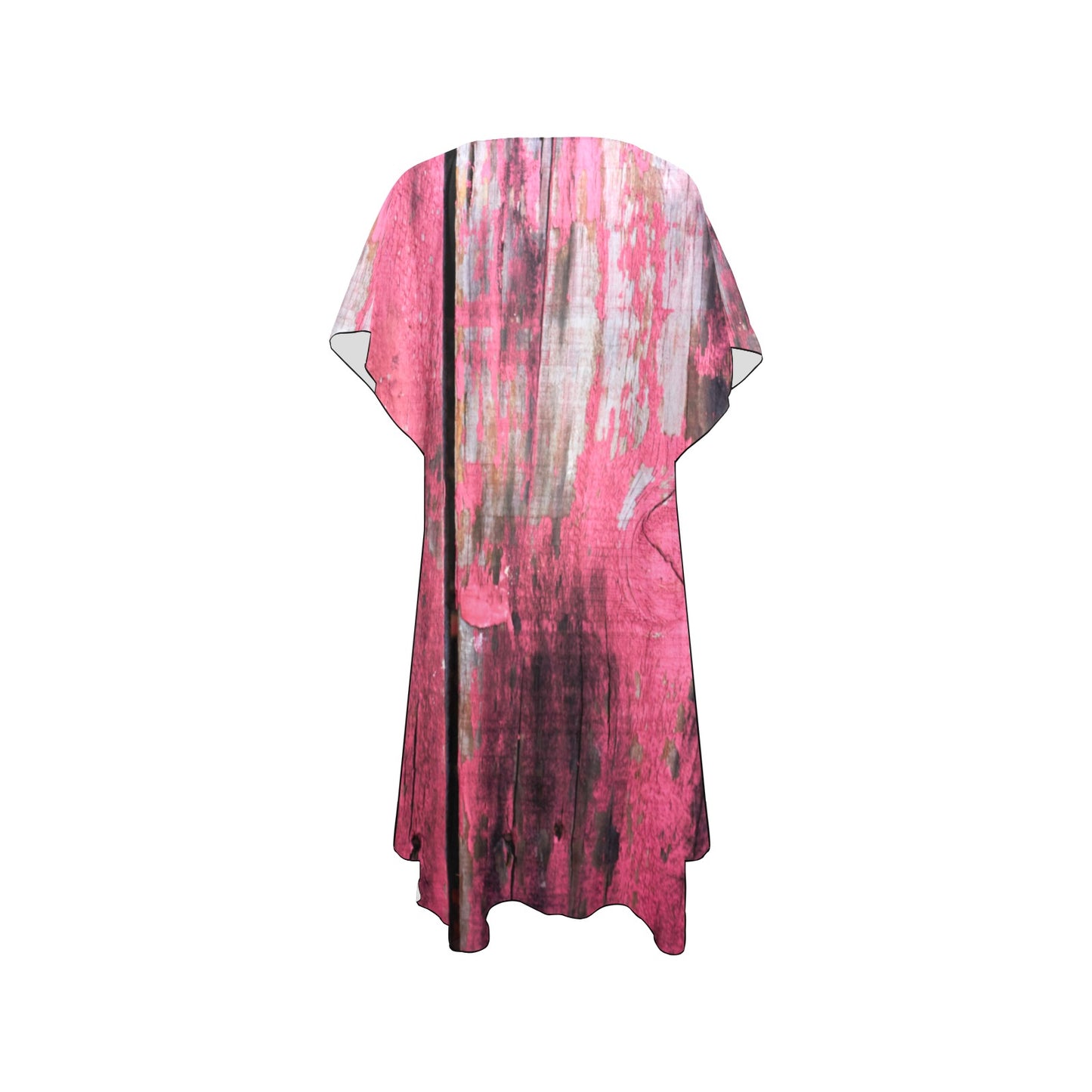 Pink Wood Chiffon Cover Up