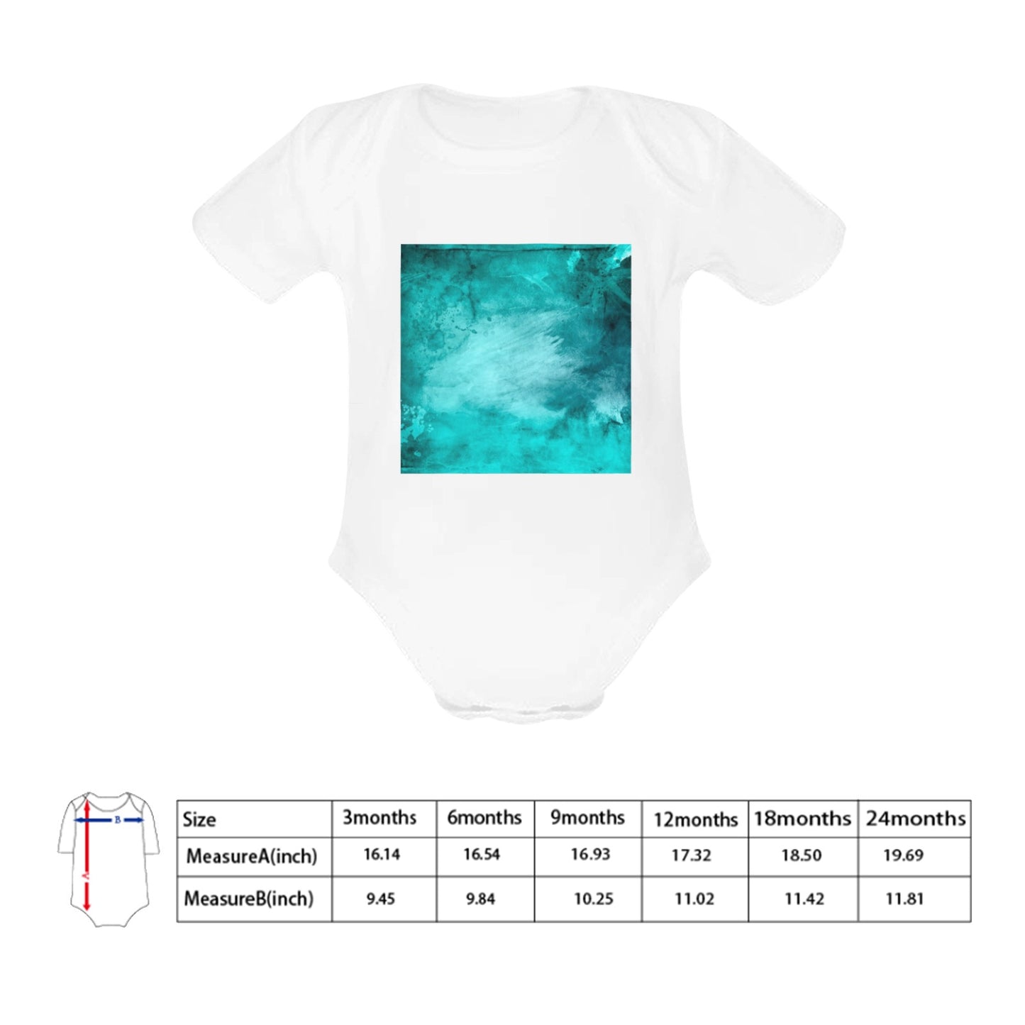 Blue Lagoon Baby Onesie