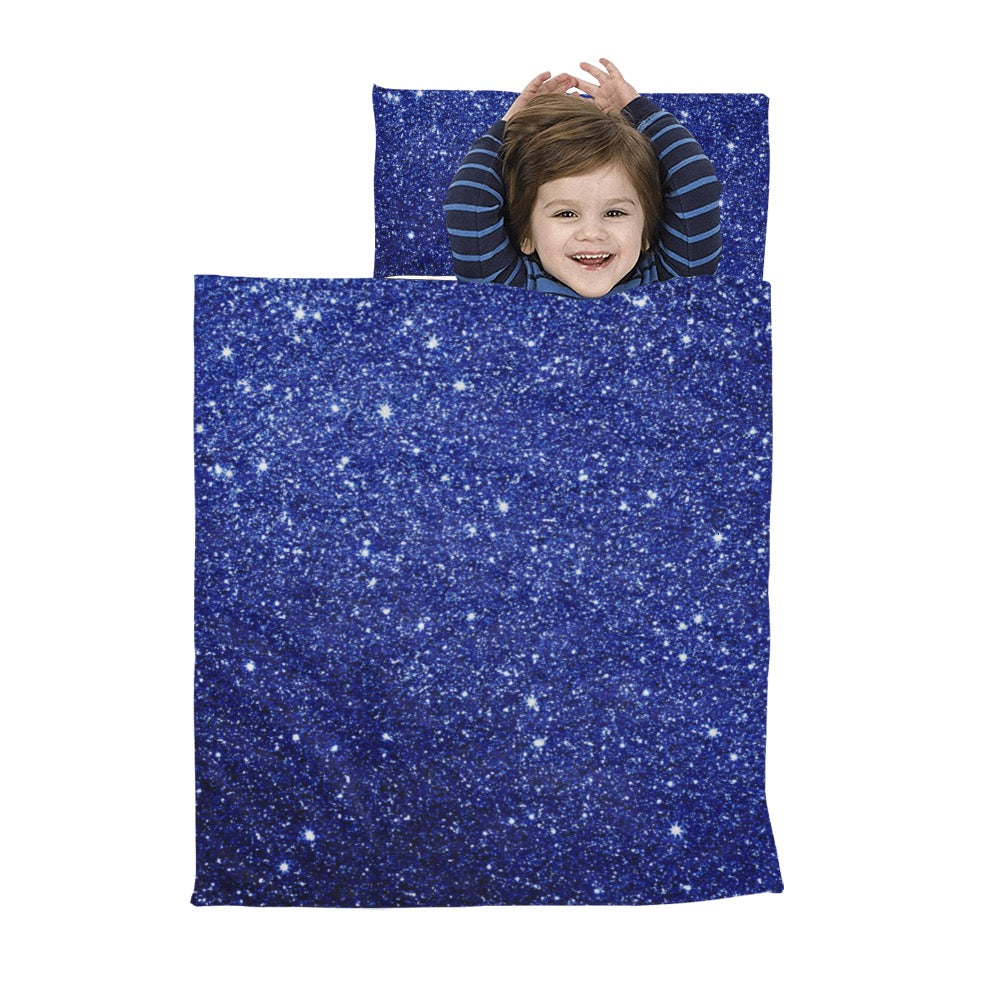 Navy Splash Kids' Sleeping Bag