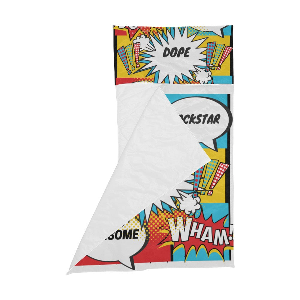 Comic Words Kids' Sleeping Bag