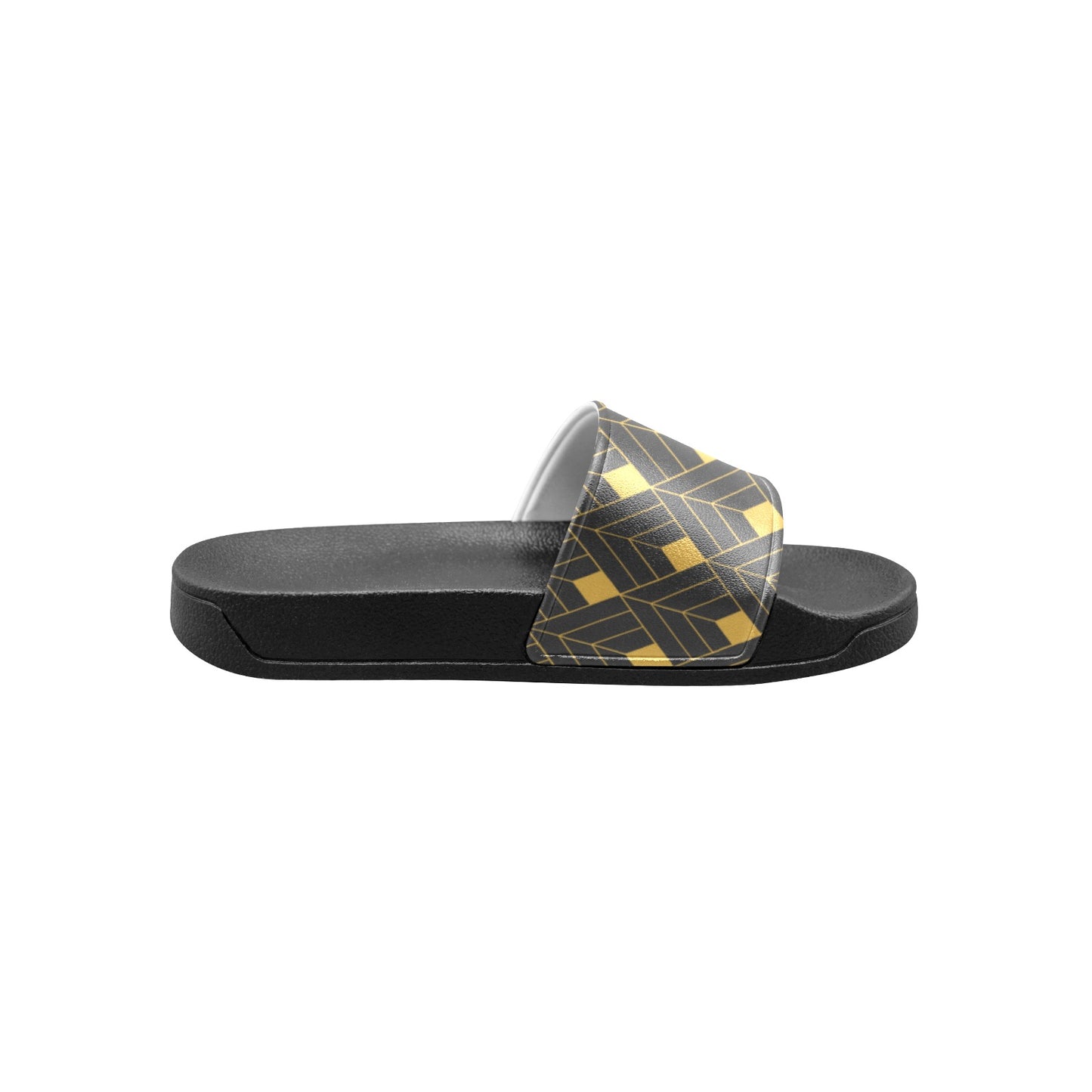 Gold Diamond Kids' Slide Sandals