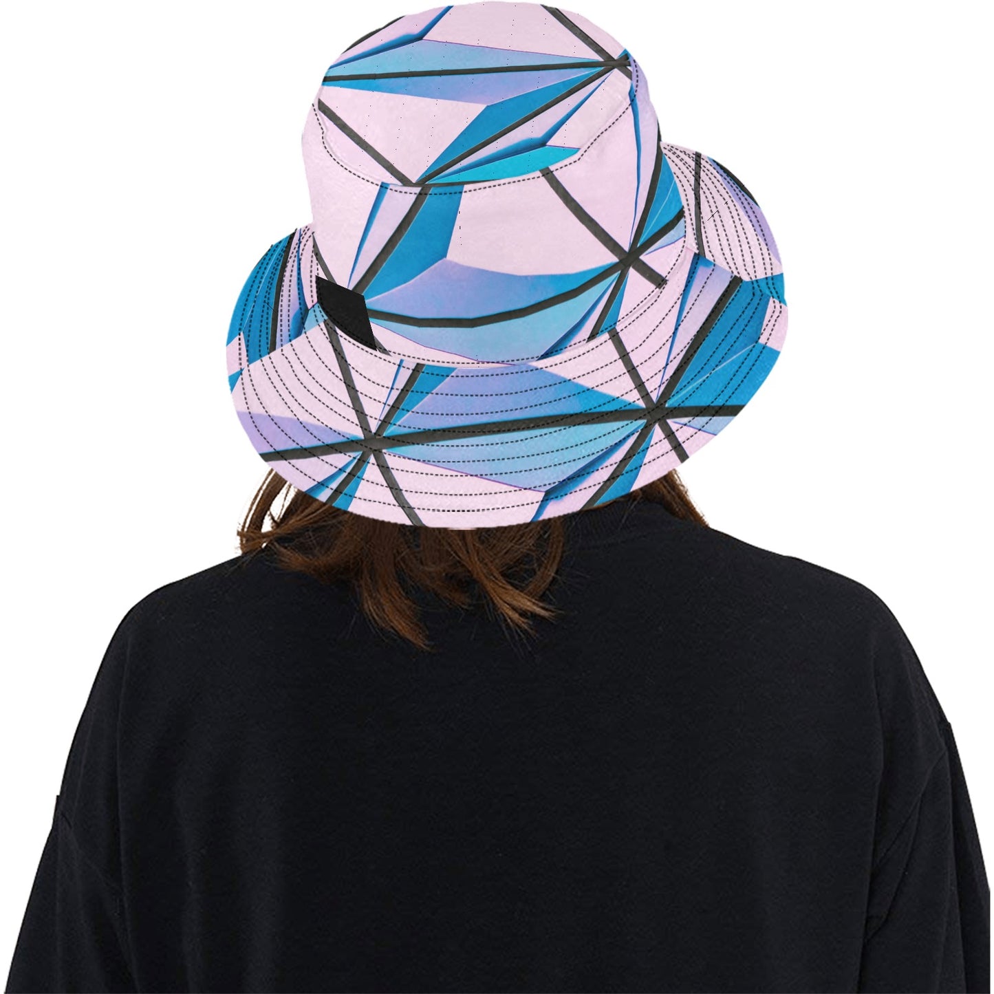 Pink Abstract Unisex Bucket Hat