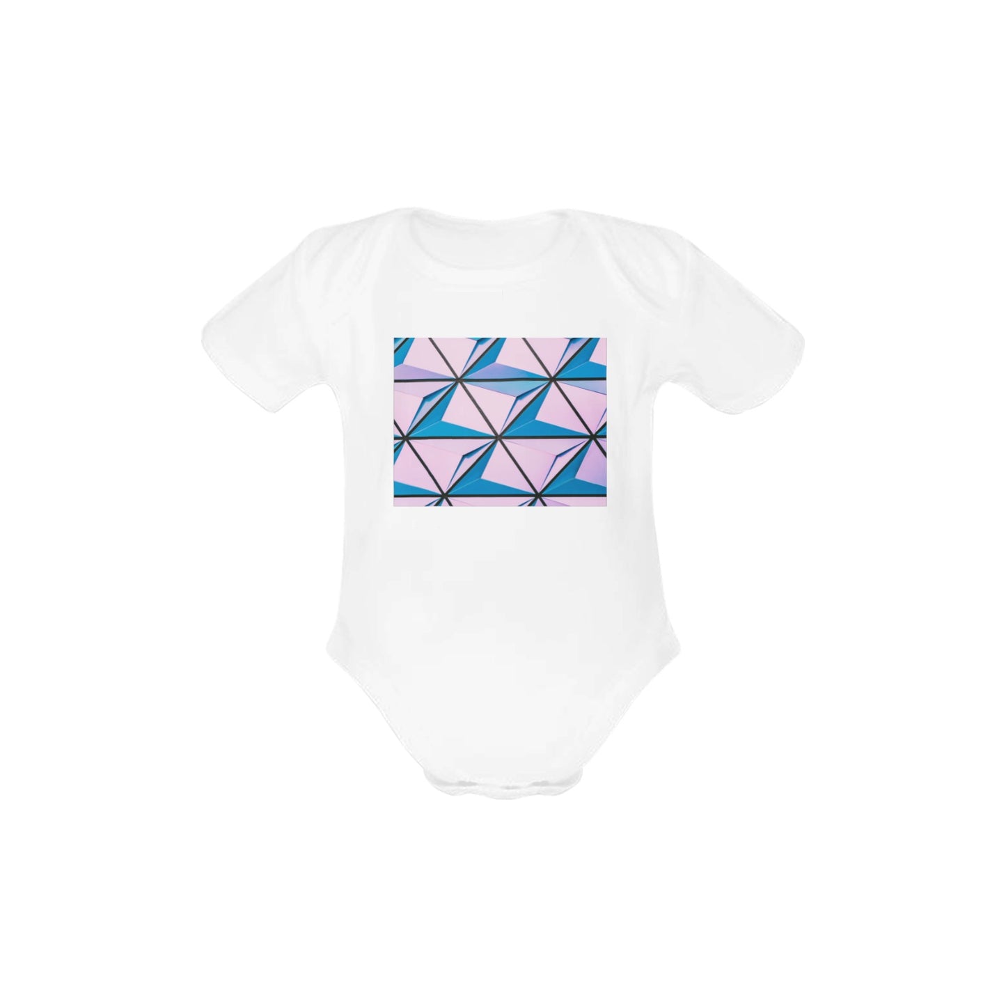 Pink Abstract Baby Onesie