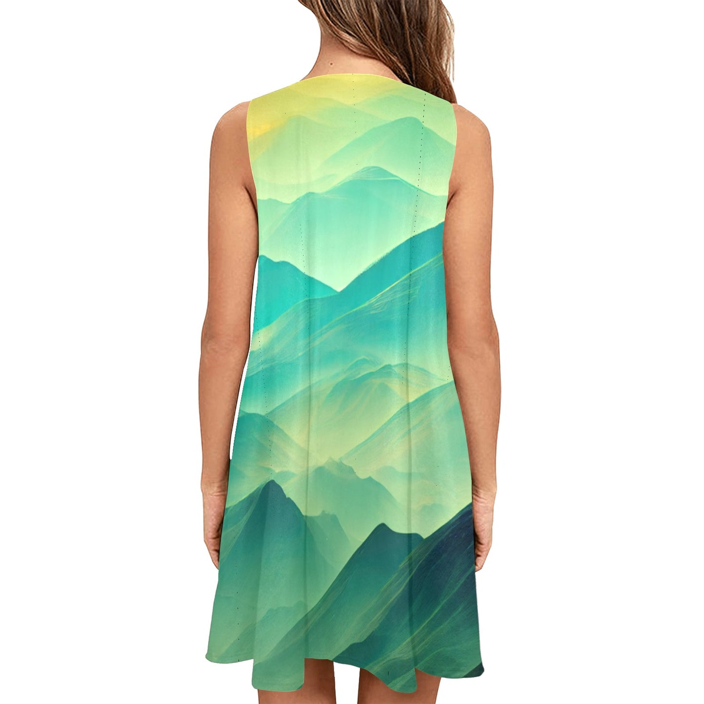 The Green Mile Sleeveless A-Line Pocket Dress