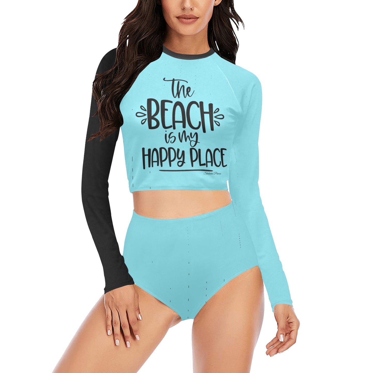 The Beach Long Sleeve Bikini Set