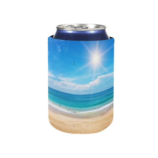 Beach Vibes Neoprene Can Cooler