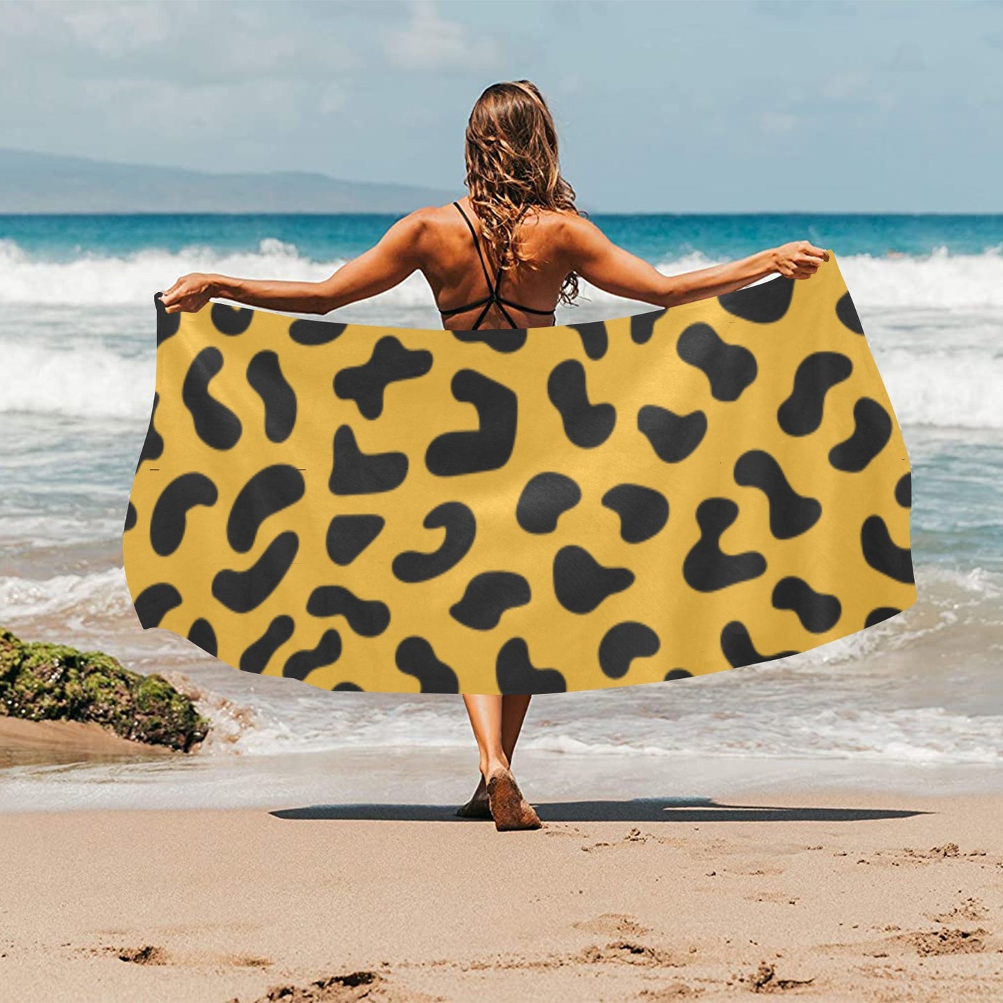 Cheetah Beach Towel 32"x 71"