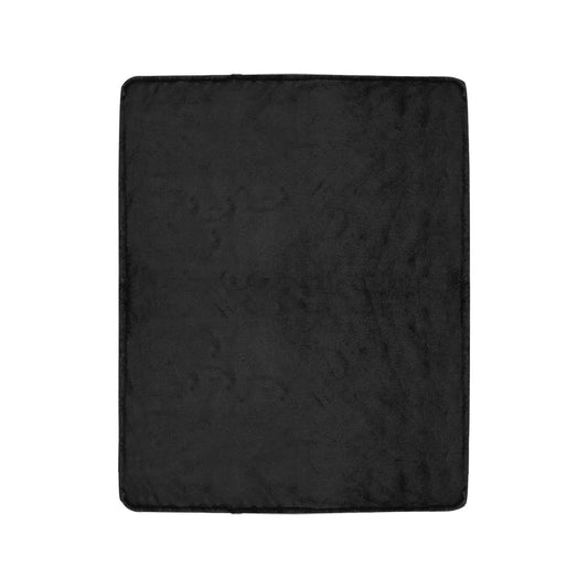 Black Ultra-Soft Micro Fleece Blanket 40"x50"