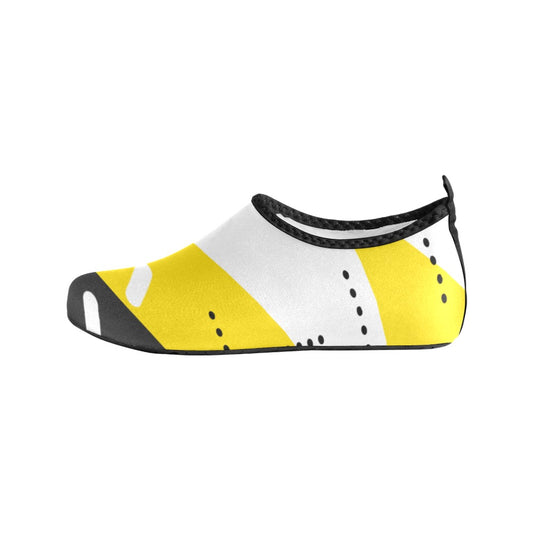 Black & Yellow Women's Slip-On Water Shoes