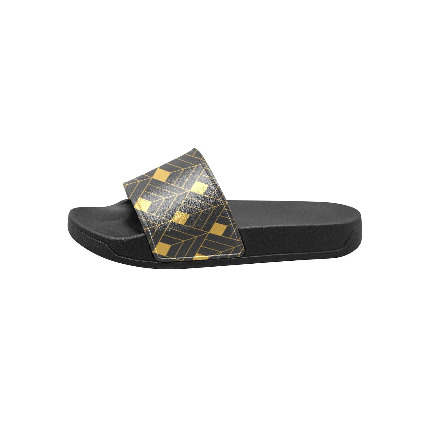 Gold Diamond Kids' Slide Sandals