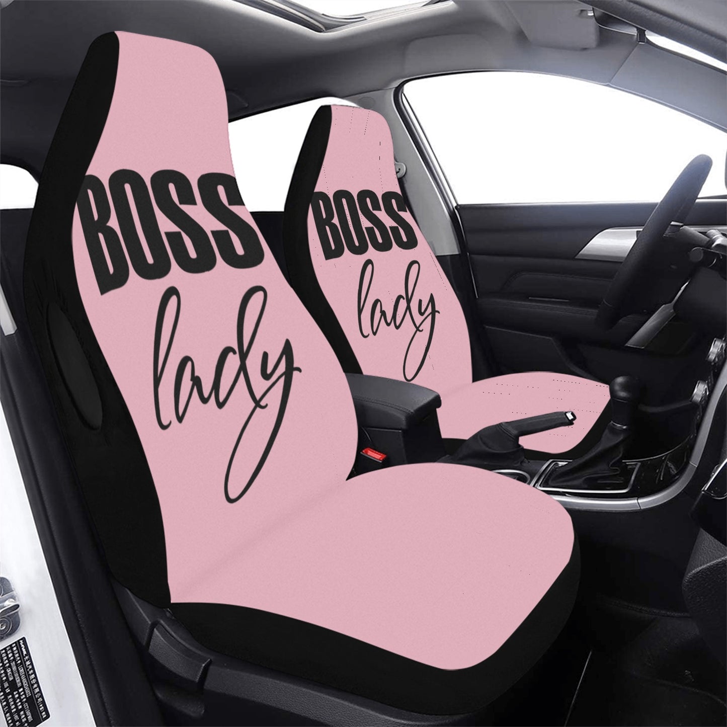 Boss Lady Car Seat Cover Airbag Compatible (Set of 2)