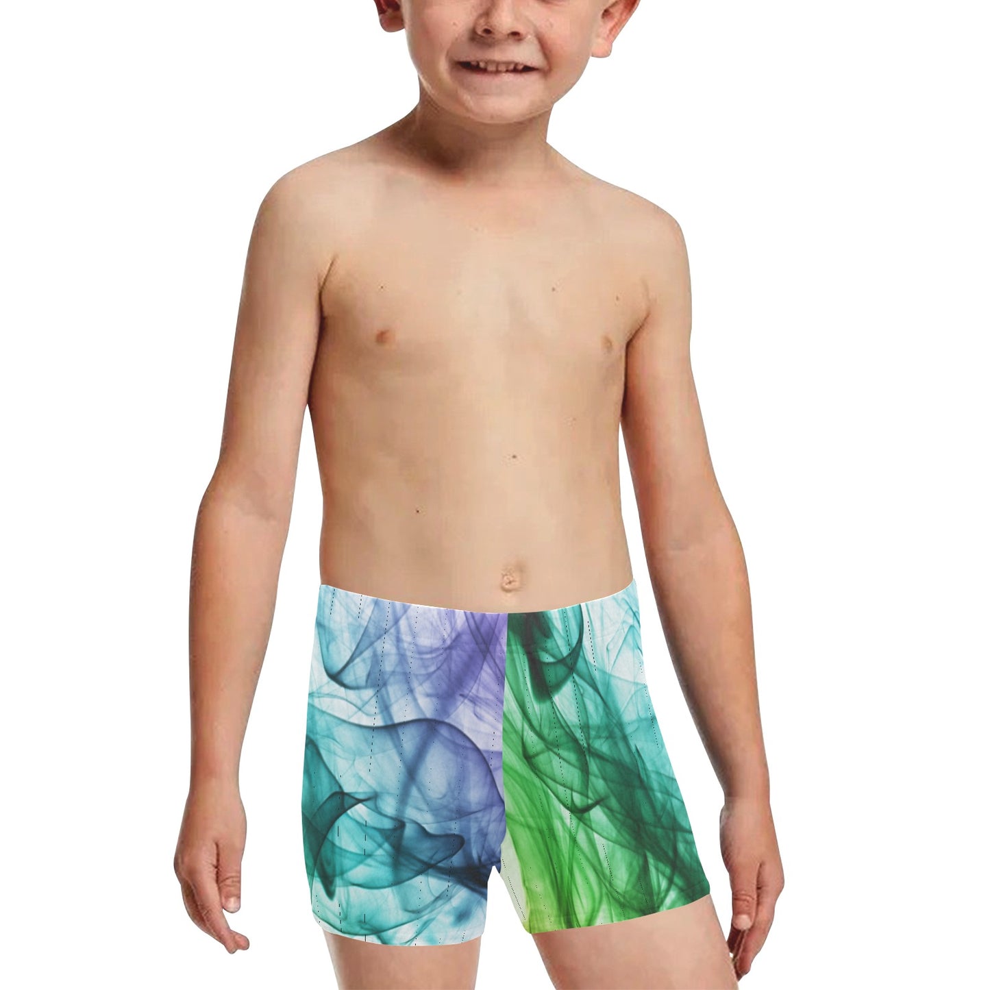 Color Whirl Little Boys' Swimming Trunks