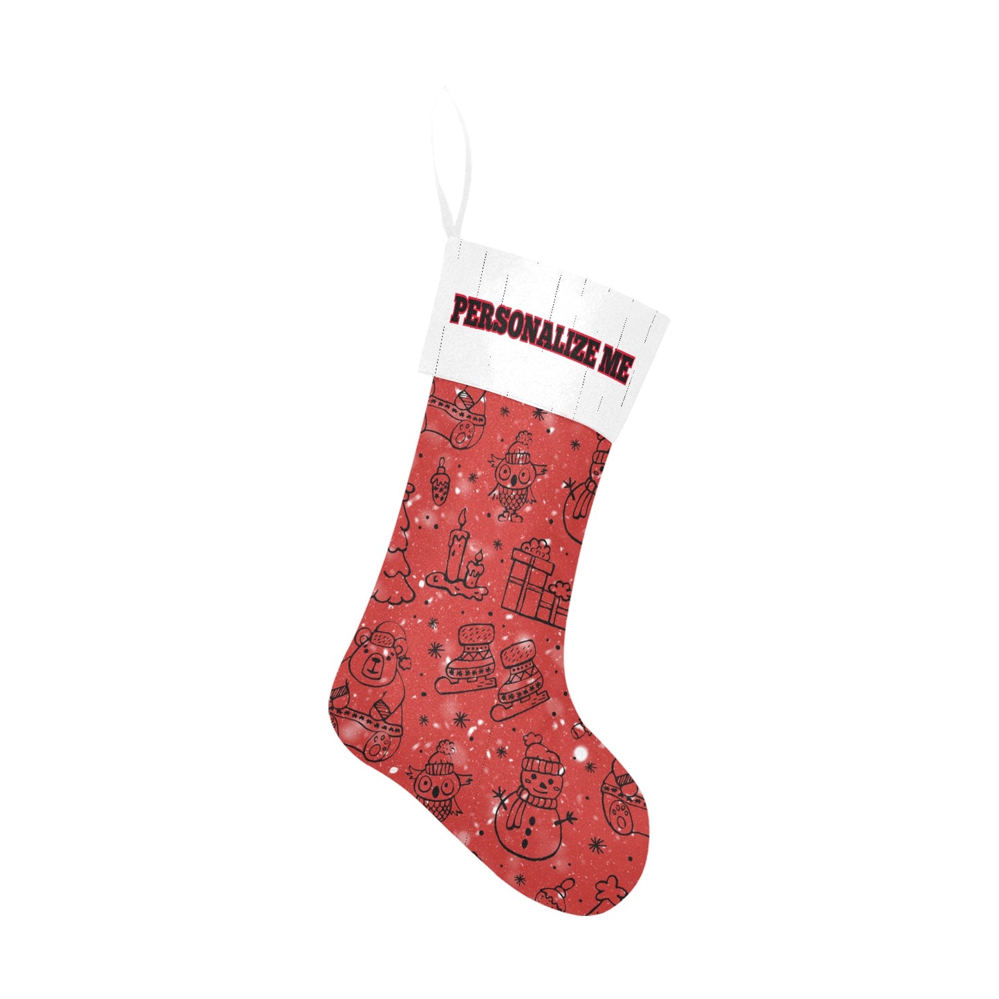 Red Christmas Christmas Stocking