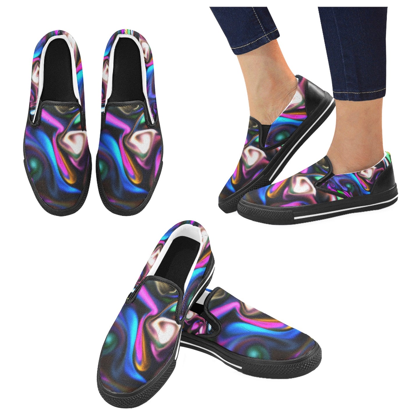 Retroverse Women's Slip-on Shoes