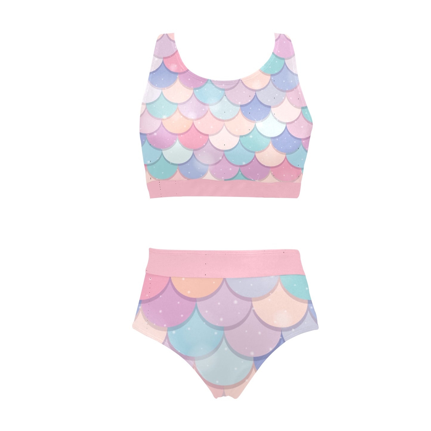 Mermaid Me Crop Bikini Set