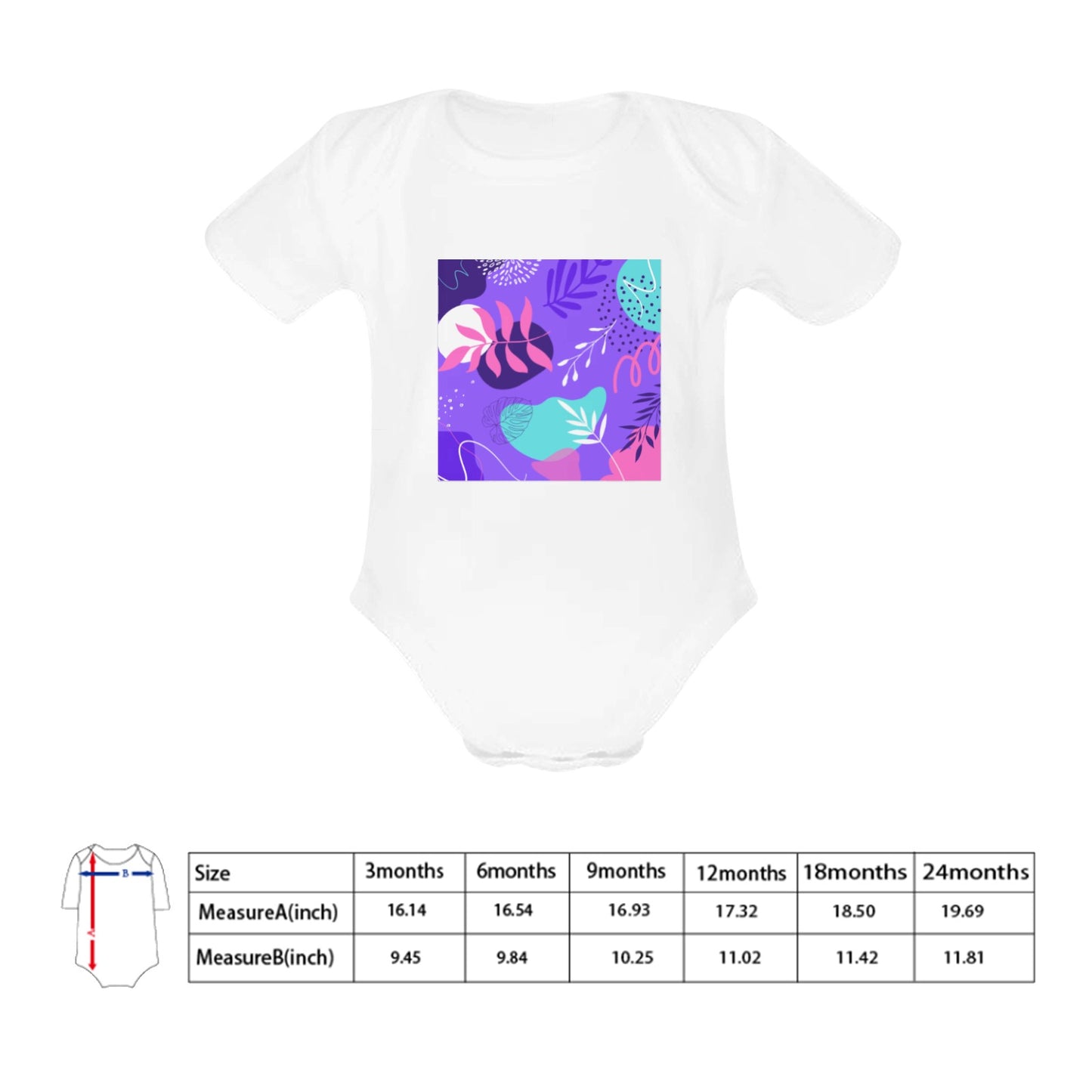 Party Palms Baby Onesie