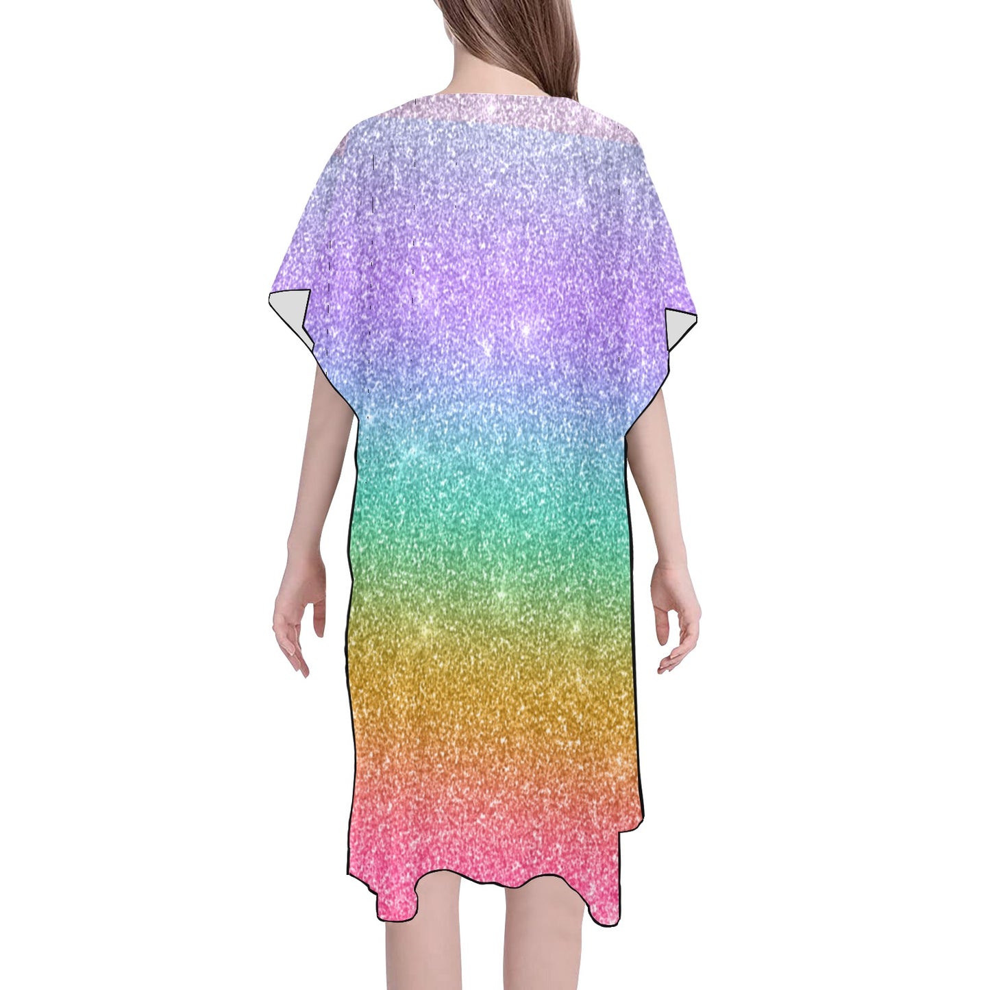 Rainbow Chiffon Cover Up