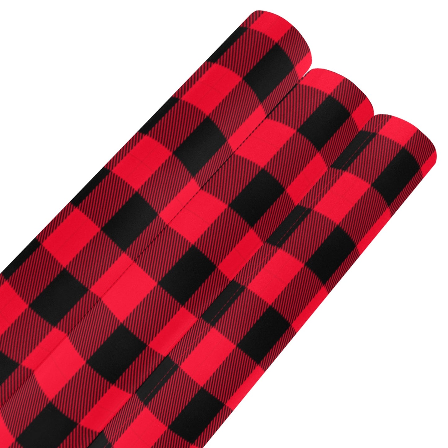 Red & Black Gift Wrapping Paper 58"x 23" (3 Rolls)