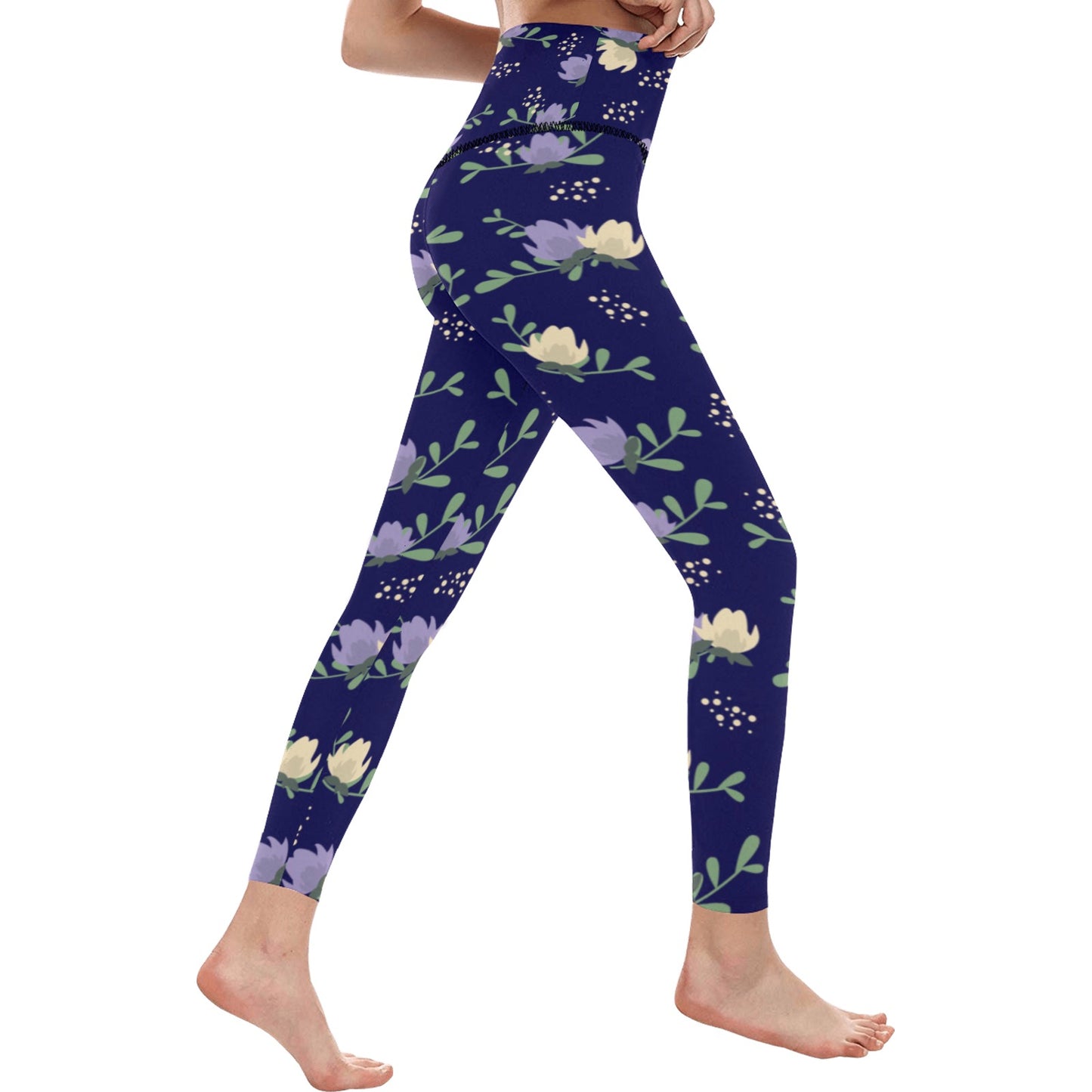 Night Flow Women's High-Waisted Leggings