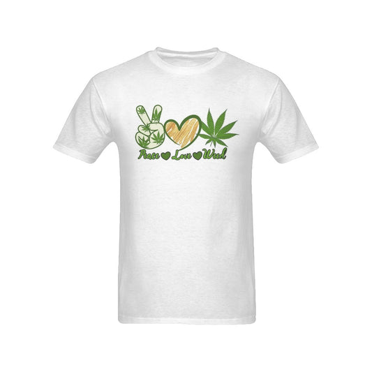 Peace, Love & Weed 420 Men's T-Shirt