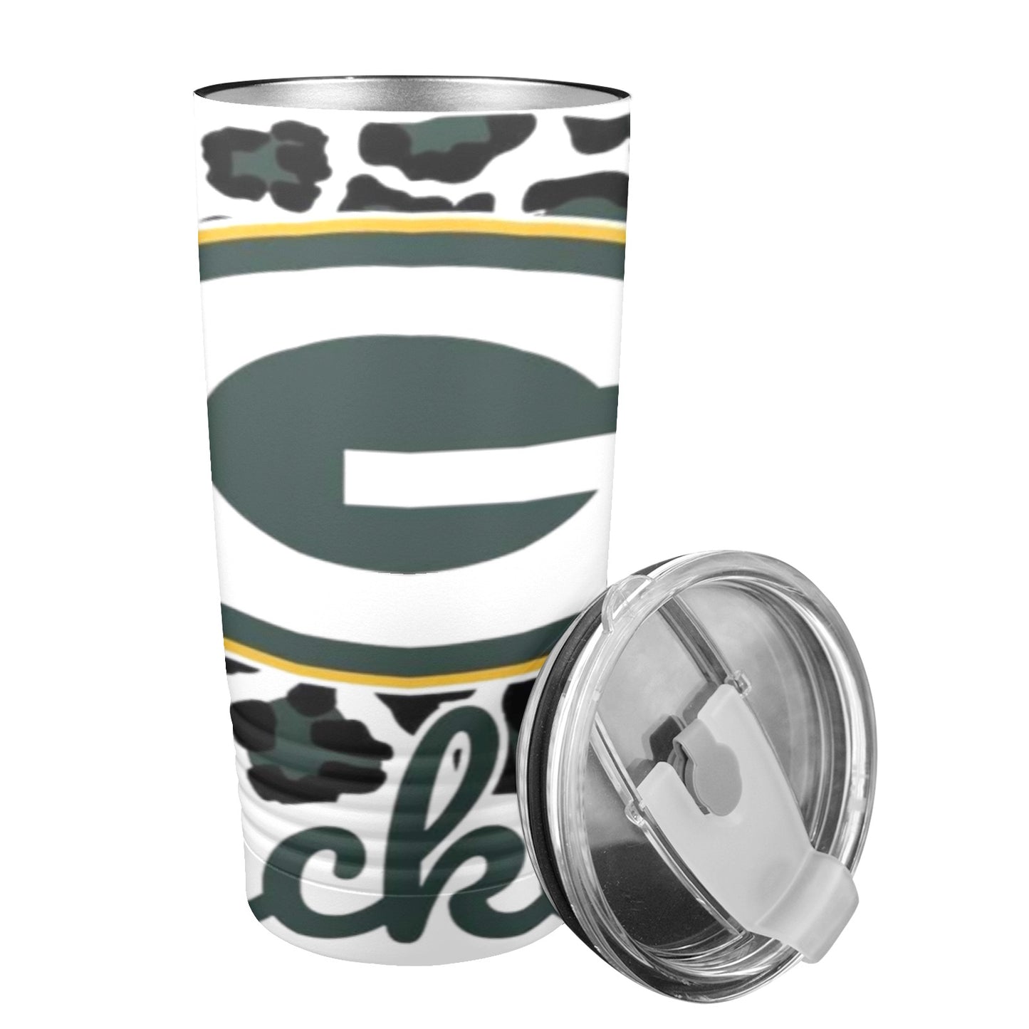 Packers 20oz Insulated Stainless Steel Mobile Tumbler