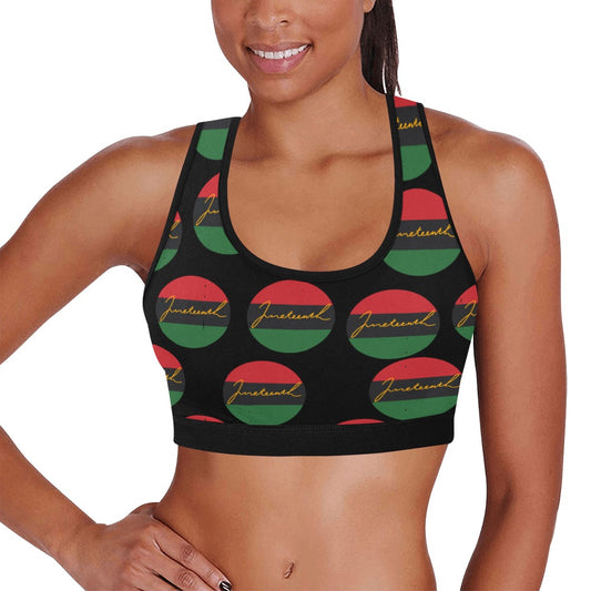 Juneteenth Women's Sports Bra