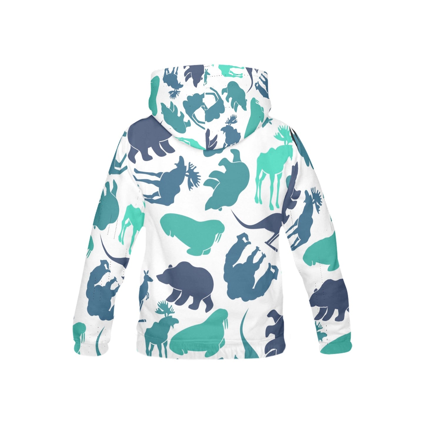 Blue Animals Hoodie for Kid