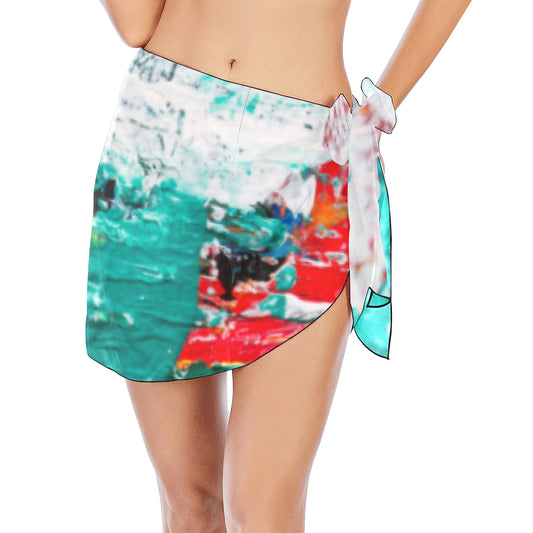 Painting Beach Sarong Wrap