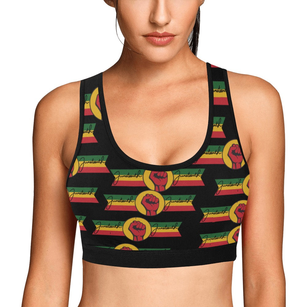 Juneteenth Women's Sports Bra