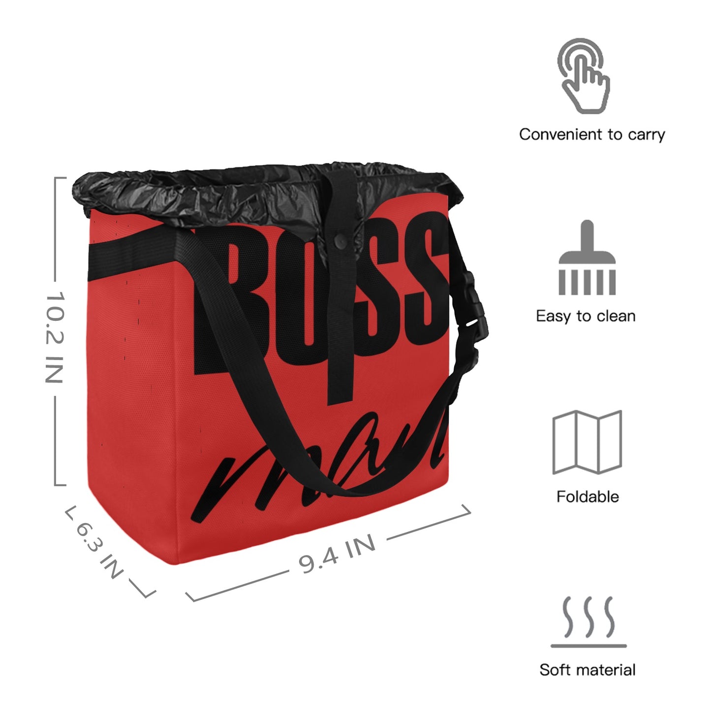 Boss Man Car Trash Bag