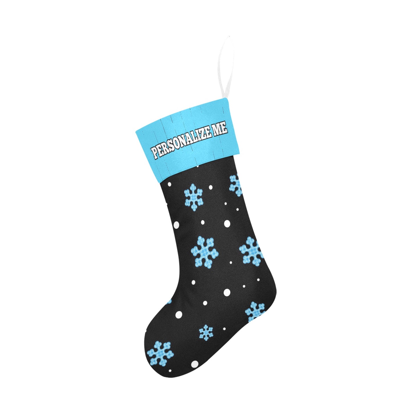 Night Snow Christmas Stocking