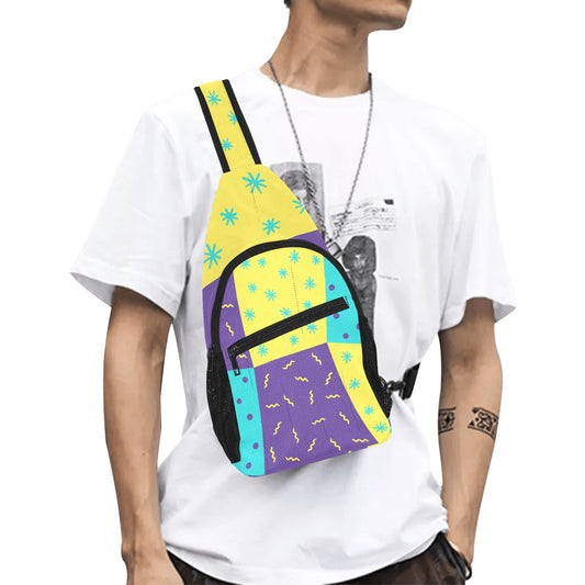 Purple Party Chest Bag